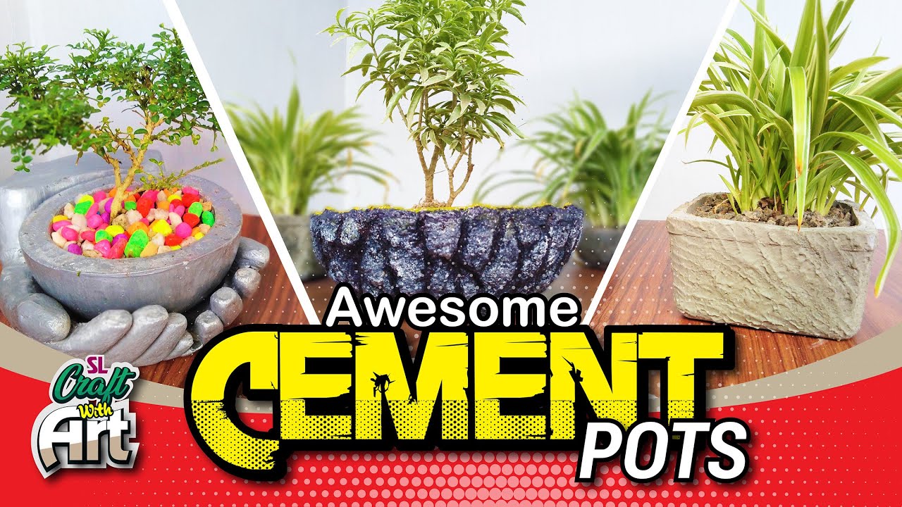AMAZING CEMENT CRAFT IDEAS - YouTube