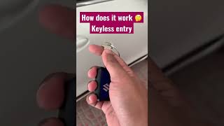 How does keyless entry work? #rfid #dzire #swift #car #petrol #2022