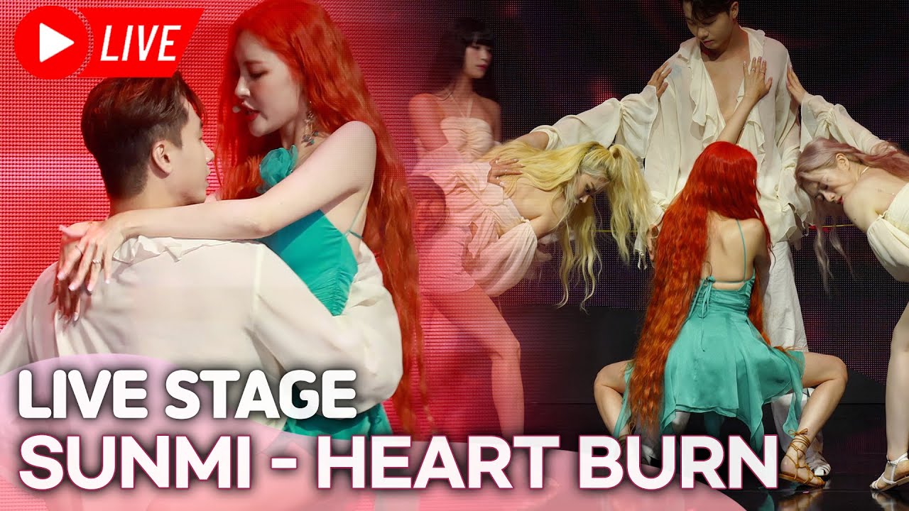 [LIVE] SUNMI - HEART BURN (열이 올라요) STAGE TITLE TRACK STAGE