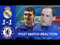 Thomas Tuchel & Christensen React To First Leg Draw | Real Madrid 1-1 Chelsea | Champions League