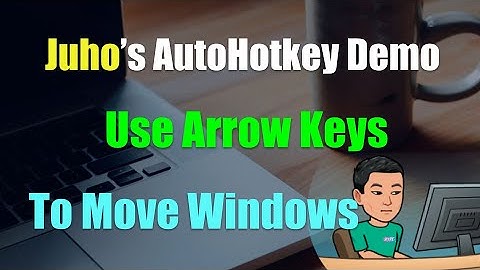 Using Arrow Keys to Move Window [Script Demo #22]