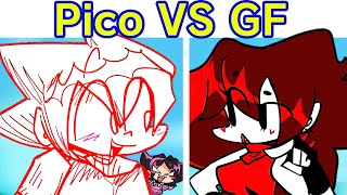 Friday Night Funkin' Pico VS GF Red Song + Cutscenes (FNF Mod/Hard) (Skyverse/ Sky Blue Cover)