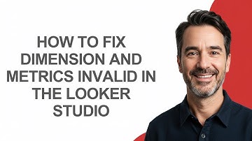 How to Fix Dimension and Metrics Invalid In The Looker Studio - KevinHowTo
