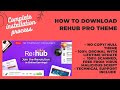 REHub Theme Download 100% Original with License Key in cheap price