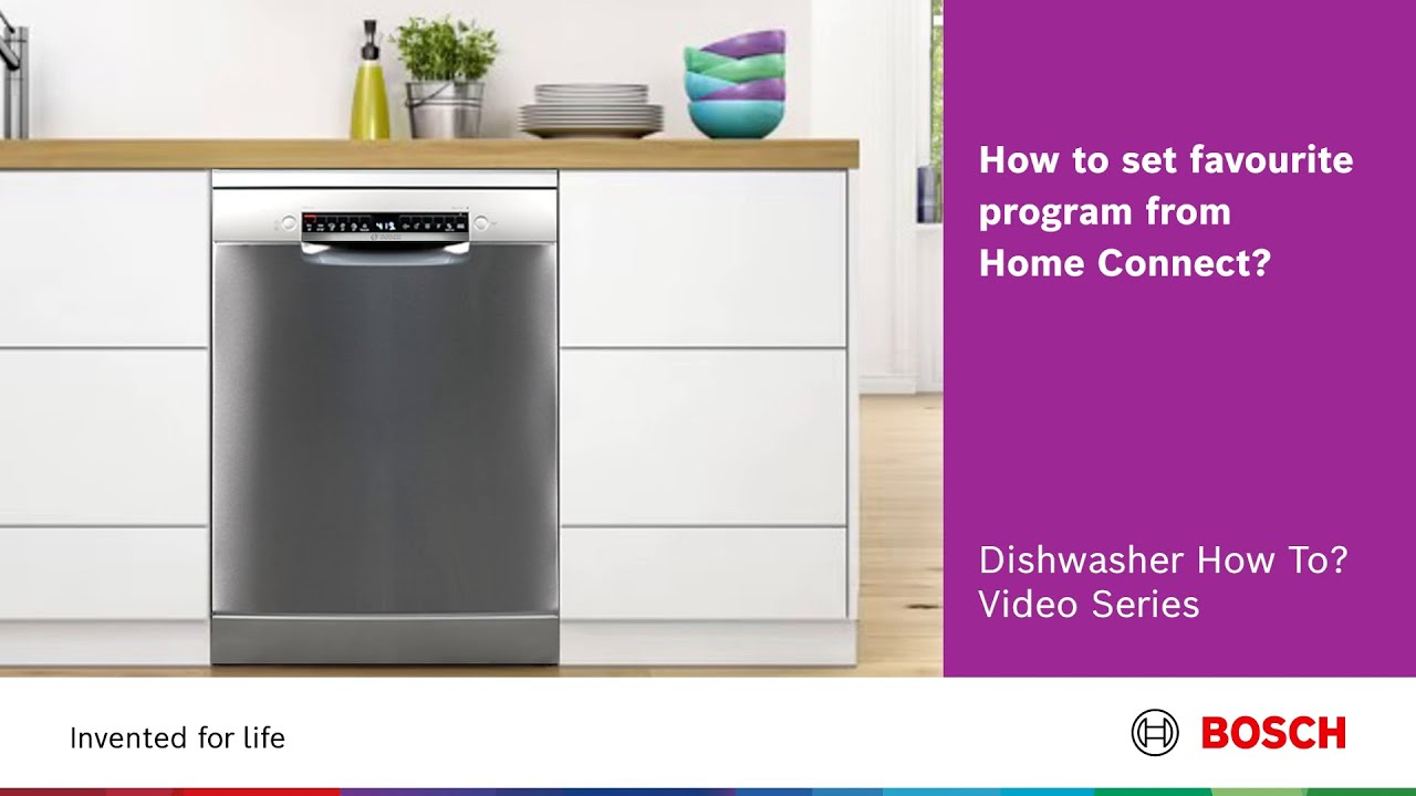 Dishwasher | Home Connect How-To Videos | Add Favourite