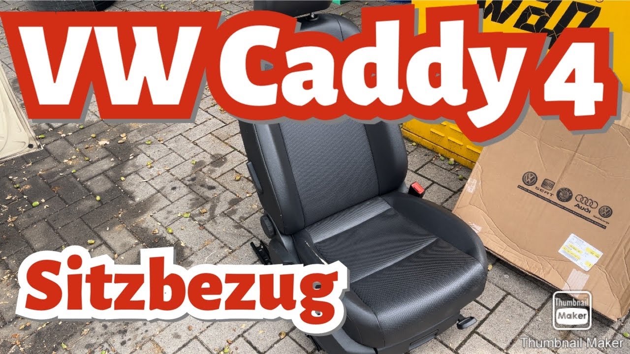 VW Caddy 4 Sitzbezug erneuern Golf Sitz wechseln Polo Sitzpolster tauschen  Passat 