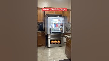 How to close a fridge # #howto #diy #shorts #meme #funny