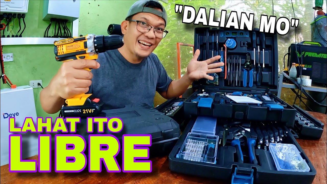 DALIAN MO NAPAKA SULIT na TOOLSET & CORDLESS DRILL ang MAPAPASYO ng LIBRE FREE LAHAT ITO from TEMU 