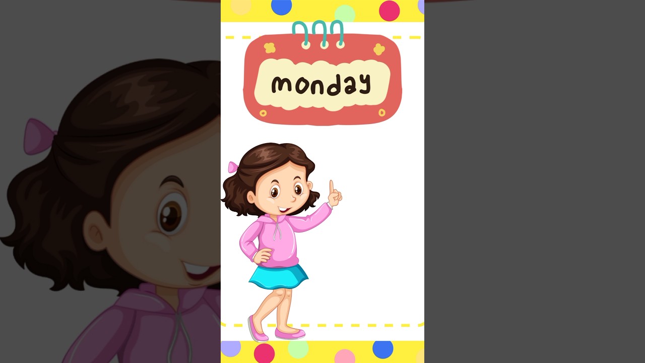 Days of the week song for kids and toddlers | Write the name of seven days of a week | kids learning