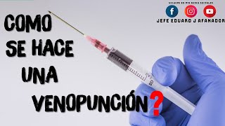 Aprende a realizar una VENOPUNCIÓN Fácil💉Toma de Muestra Sanguínea