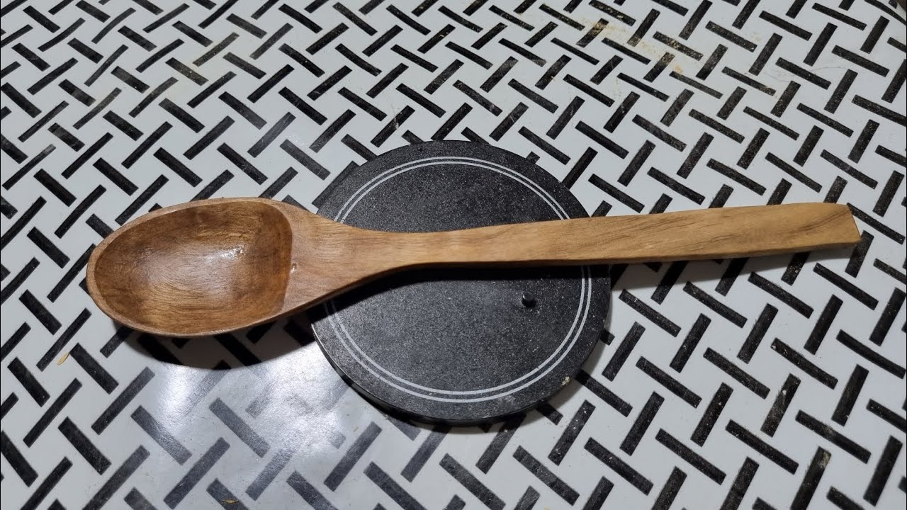 Maple wood spoonwoodworking and woodcarving , crafting_wood YouTube