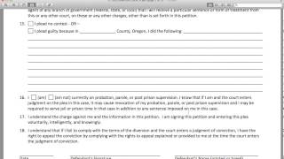 Oregon DUI Diversion Forms Tutorial
