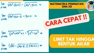 LIMIT TAK HINGGA BENTUK AKAR | BAHAS SOAL MATEMATIKA SMA SMK