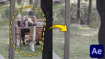 Cómo BORRAR OBJETOS y PERSONAS de un VIDEO | Tutorial AFTER EFFECTS