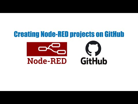 Creating a Node-RED project and pushing to github | Explained in 5 mins | Maintaining flow versions