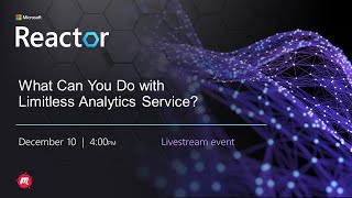 What Can You Do with Limitless Analytics Service