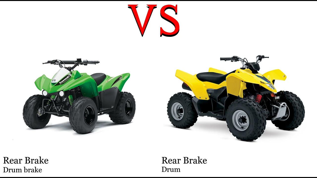 Kawasaki KFX 90 vs Suzuki QuadSport Z90 Test specification