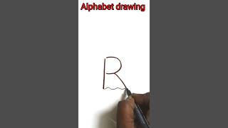 letter 'R'drawing/#shortsdrawing /#drawing /#drawingshorts /#cartoon /#art /easy drawing for kids