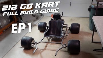 Build Your Own Go Kart EPISODE 1 - Gov Removal, Frame Design and Tire Install!