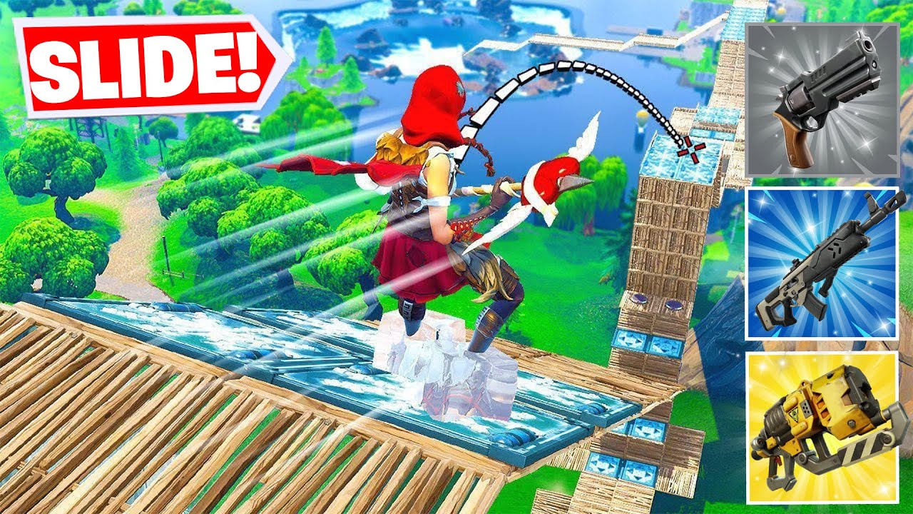 CHEATER LOADOUT in Fortnite SLIDE 4 LOOT