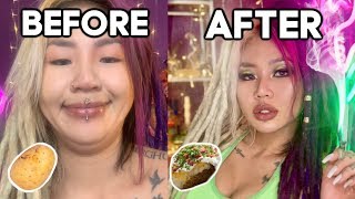 POWER OF MAKEUP TRANSFORMATION (stoned GRWM)