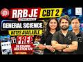 RRB JE CBT 2 General Science | Last Minute Revision + Free Notes