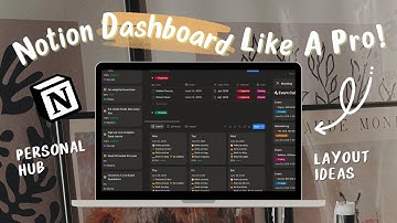 Build a Beautiful & Functional Notion Personal Dashboard Like A Pro!