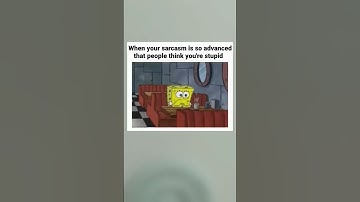 When your sarcasm is so advanced that people think you