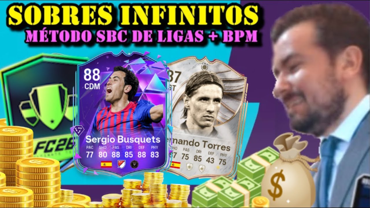 SOMOS RICOS ✅ Vuelven los SBC DE LIGAS y los SOBRES INFINITOS a FC 26 🚨 Método para GRINDEO INFINITO
