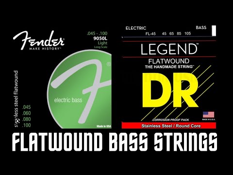 Fender 9050l vs DR Legend - Flatwound Strings Comparison with Fender P54 avri2