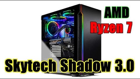 Skytech Shadow 3.0 Gaming PC Desktop - AMD Ryzen 7 3700X 3.6GHz