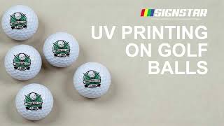 UV6090 printer for Golf ball printing