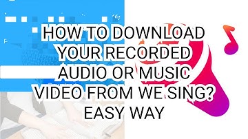 How to Download Recorded audio from We Sing app ( Tagalog!) | EASY WAY