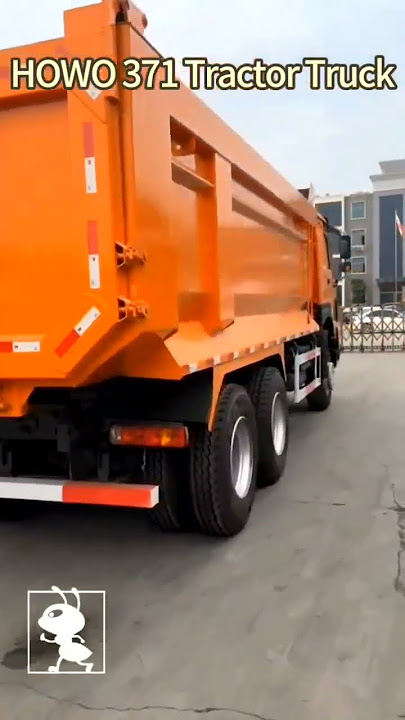 HOWO 371 tractor – the ultimate weapon for heavy-load transportation! #antvehicles #trailer #truck
