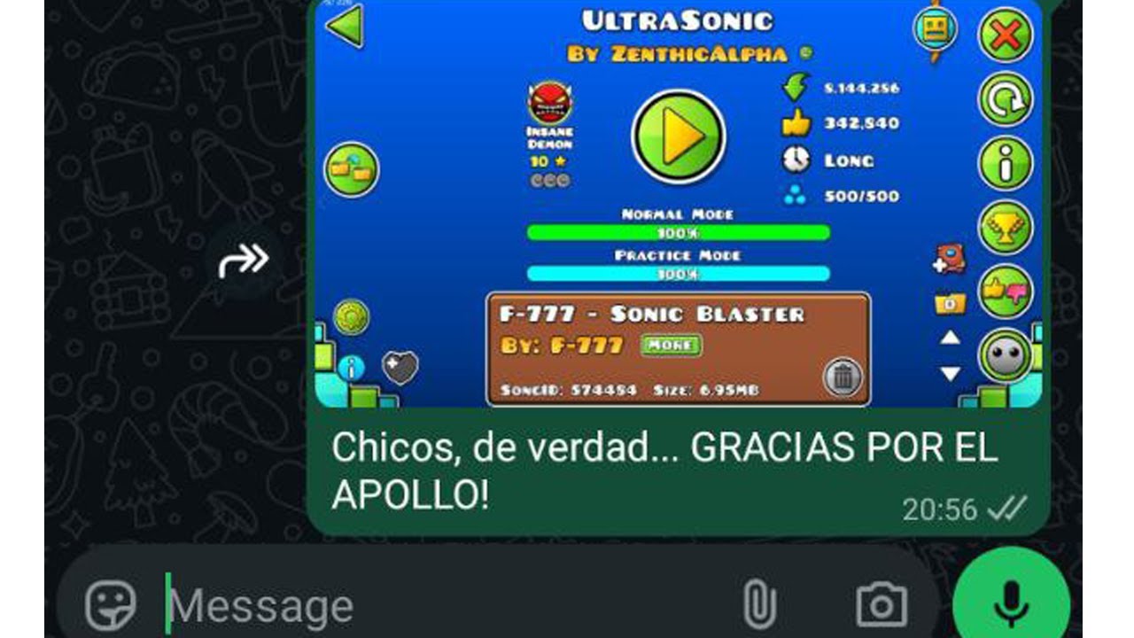 UltraSonic (100% INSANE DEMON) by ZenthicAlpha & more [Geometry Dash]