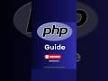 PHP for Beginners - Quick 1-Min Guide! All PHP Basics in 60s#ytshorts #coding #webdevelopment #php