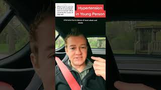 What could cause high blood pressure in a healthy young person? #hypertension #bloodpressure
