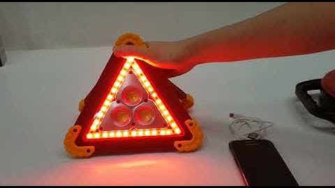 Hurry Bolt Multi Function Work Light / Triangle LED Touch Light Warning Light USB Charger