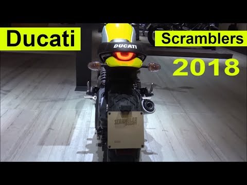 The Ducati 2018 Scramblers - Show Room ITALY