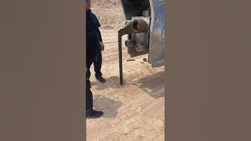 Rock breaker bolt tightening process #shorts #craft #smartwork #goodtools