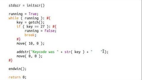 Python [curses] 03 Exploring Getch