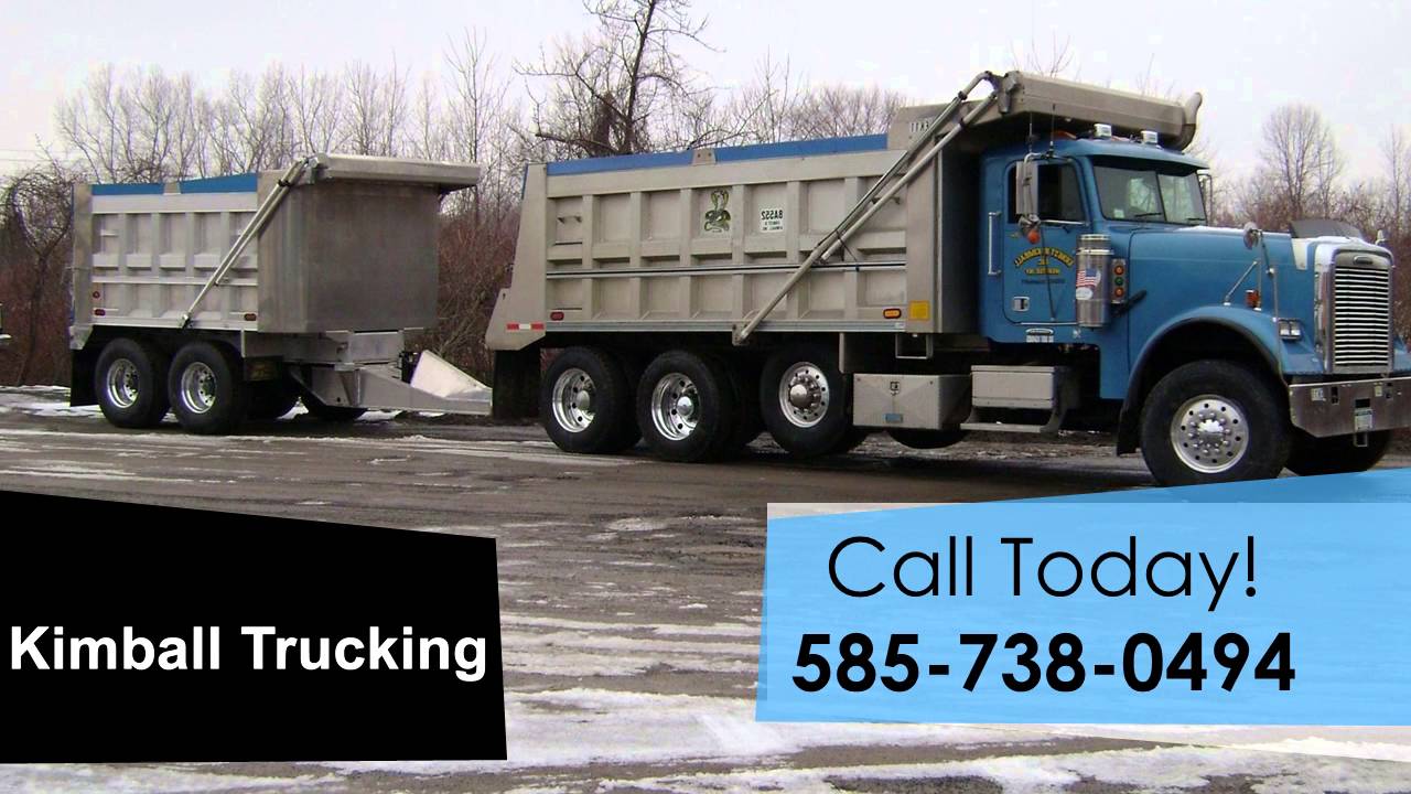 Kimball Trucking ster NY Dump Trucking YouTube