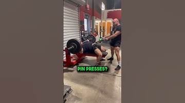 Pin Presses For a MONSTER BENCH #benchpress #shorts