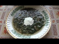 Крапивный суп. Салат из дикоросов