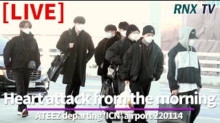 220114 [LIVE] ATEEZ, A strong, dazzling manly man - RNX tv