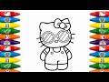 Hello Kitty Coloring Fun | Kids Drawing 🖍️💖