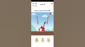 Brain Go 2 Level 10 save Mr Bull ?