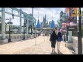 [4K] Outdoor part of Lotte World Adventure, an indoor theme park in Seoul, Korea Walking Walker