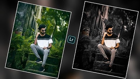 Lightroom Dark and orange effect photo editing tutorial lightroom background colour change preset