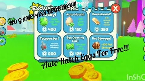 Auto Hatch Eggs For Free (No Gamepass) | Pet Sim X